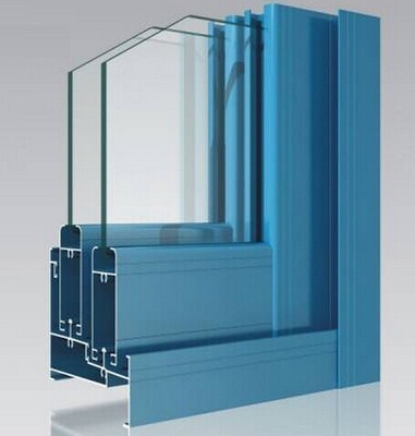 Powder Painted Aluminum Curtain Wall Profile Mill Finished with 6063-T5
