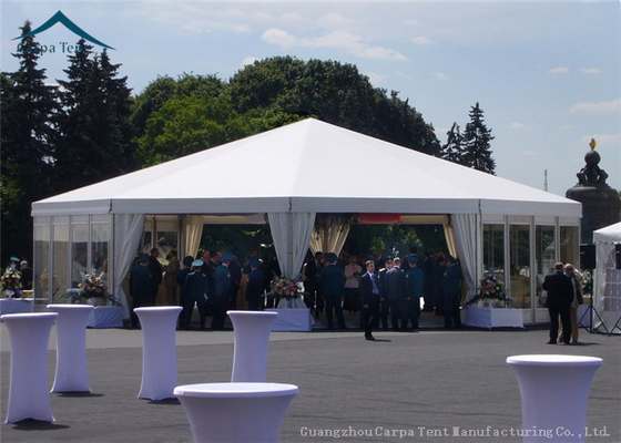 Aluminum Commercial  Party Tent  Wind - Resistant With Beautiful Decoration