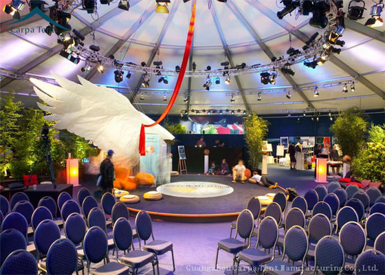 Aluminum Commercial  Party Tent  Wind - Resistant With Beautiful Decoration