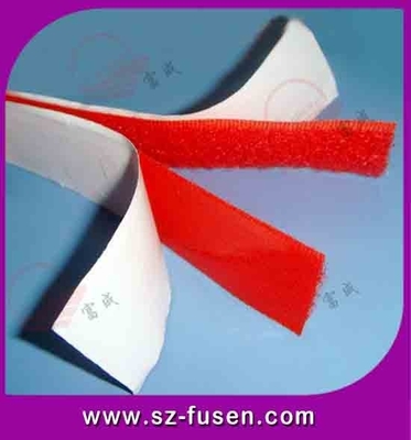 Flexible Colored Hook And Loop Self Adhesive Velcro Tape 1.2m For Curtain