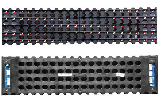IP65 Waterproof Curtain LED Display , Outside LED Flexible Display