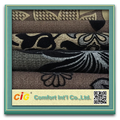 Shrink-Resistant Hot Sale Free Sample 100% Polyester Jacquard Fabric For Curtains For Sofas