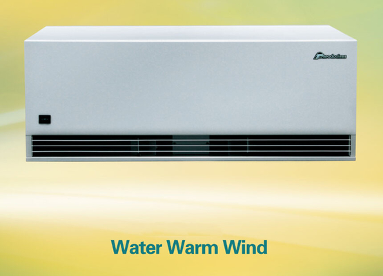 High Efficiency 36 Inch Hot Water Air Curtain , Water Warm Heating Air Curtain