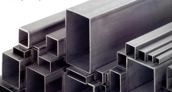 ST52 , ASTM A53 SHS ERW Steel Pipes / Small Diameter SHS ERW Welded Tubes For Glass Curtain Wall