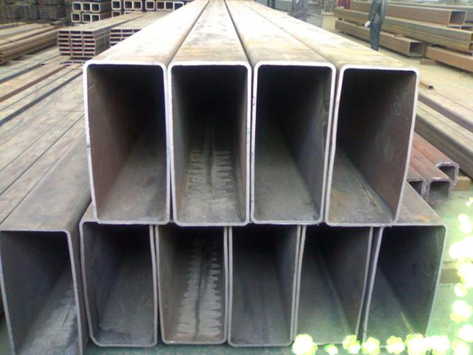 ERW Hot Rolled Longitudinal Welded Rectangular Steel Tube / Structural Rectangular Tube