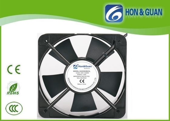 60mm 220V AC Cooling Fan 65W 56dBA Square Strong Ventilation Ability