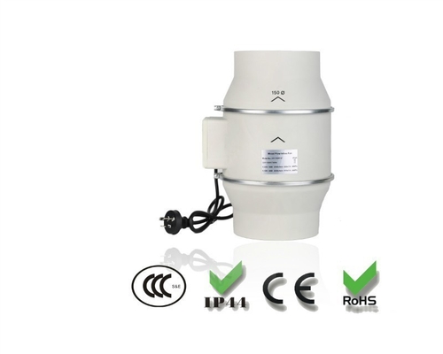 Dual Speed hydroponics In line exhaust fan inline duct fan 6 inch , low noise