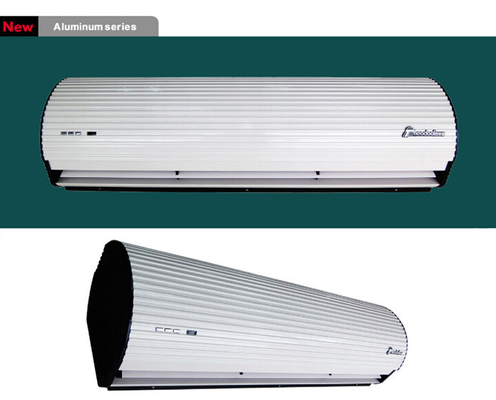 Cortina de ar do vento S5 Theodoor da forma na tampa de alumínio 13m/s - 16m/s para a porta